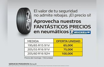 OFERTA NEUMATICOS MICHELIN