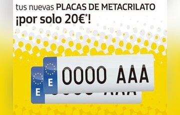 PLACAS DE METACRILATO 20€