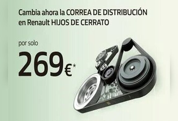 CORREA DE DISTRIBUCION DESDE 269€