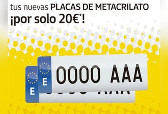 PLACAS DE METACRILATO 20€